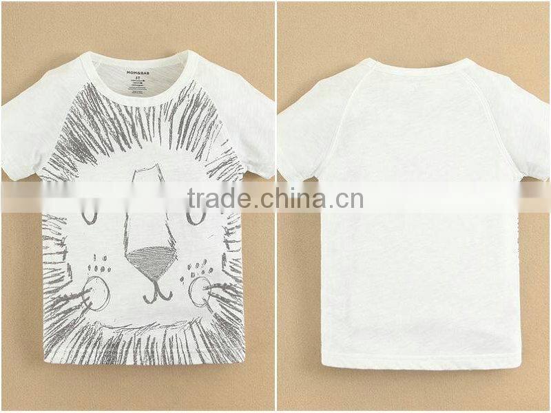 mom and bab 2015 Newest Summer Cotton Boys Tshirt(1500702)