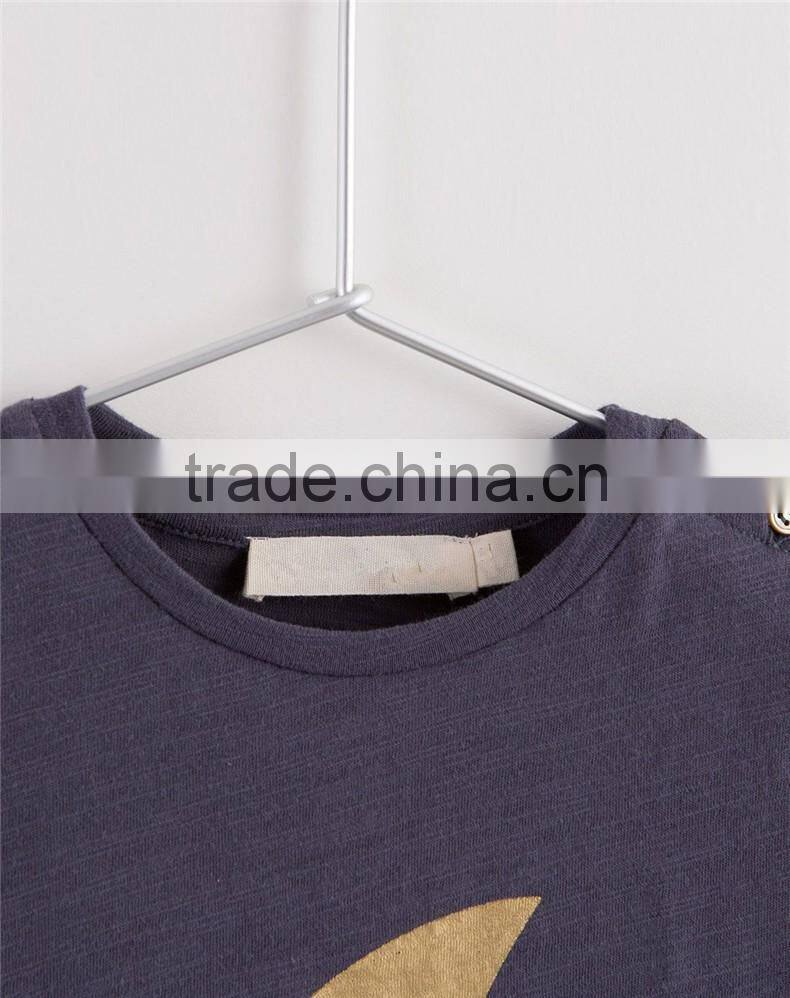hot sale wholesale top baby unisex t shirt made in China with printing pattern