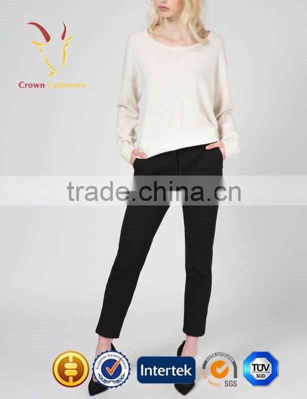 New Products 100% Cashmre Women Knitted Sweaters Pullover