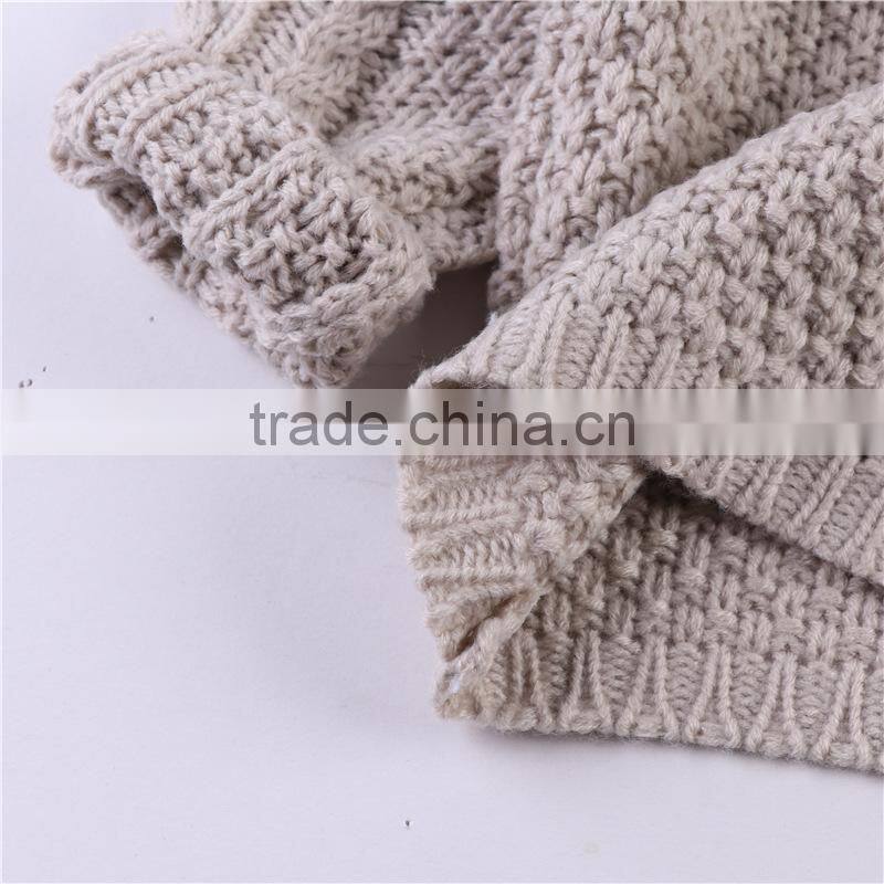 0-7 years 2017 New Wholesale Autumn Cotton Knitted Full Sleeves Baby Boys Girls Sweaters (pick size )
