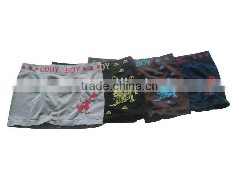 Child underwear boxers underwear panties print seamless boy's crazy boxer shorts