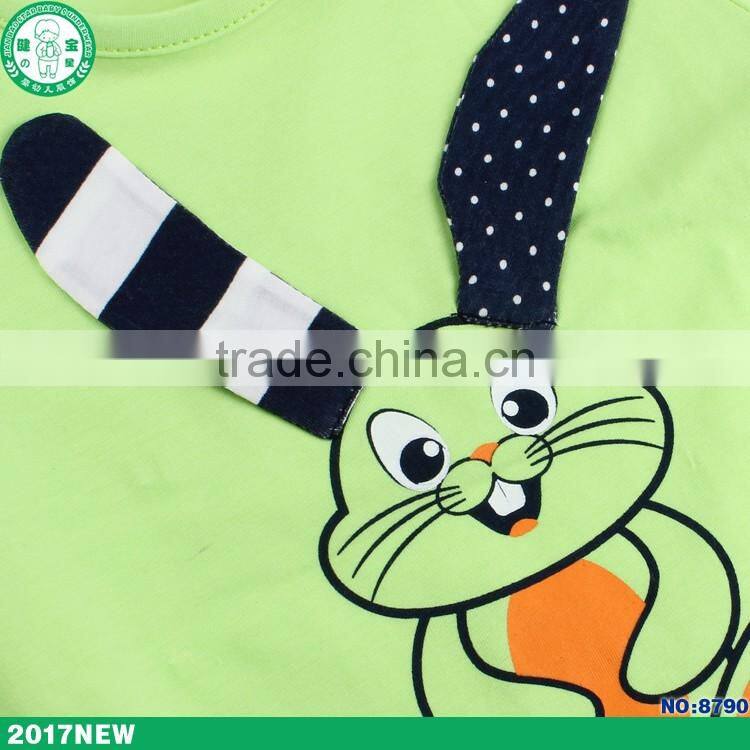 Cute design newborn 0-24M baby boy short sleeved summer clothing set