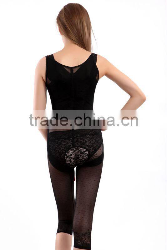 fashion lace collar seamless mature women sexy body shaper