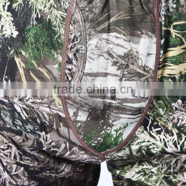 100% Merino wool hunting equipment camouflage clothing,wholesale camo t shirts