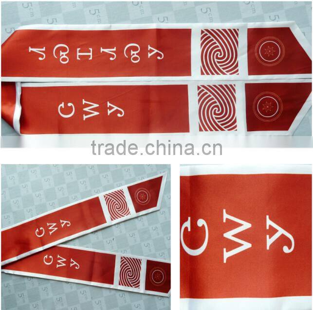 polyester design promotional scarf
