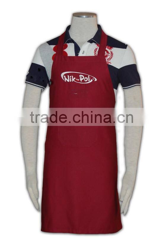 Wholesale Promotional Factory Price customized Polyester Mixed professional chef apron