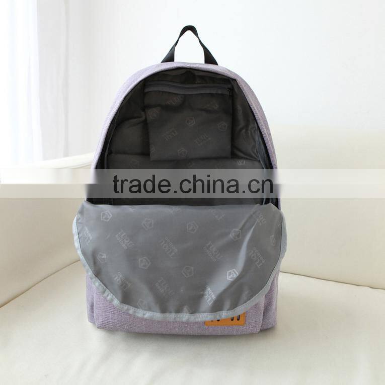 2015 fashion Canvas bag, Backpack shoulder bag, Travel bag, Couple bag, Computer bag