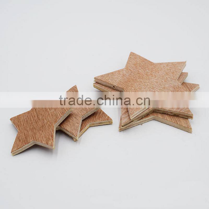 Customized Different Size Five Star Original Wooden Accessory
