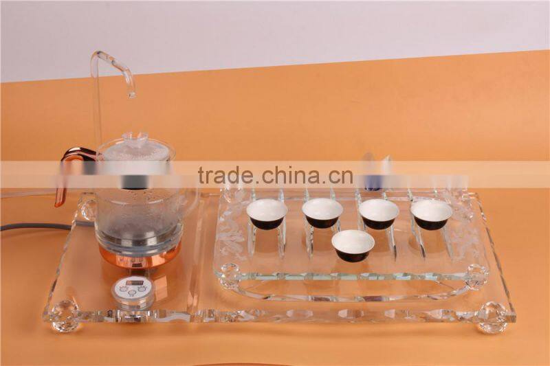 tea set made by crystal