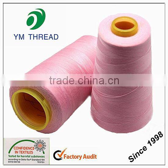 Raw 20/2 40/2 polyester core-spun yarn