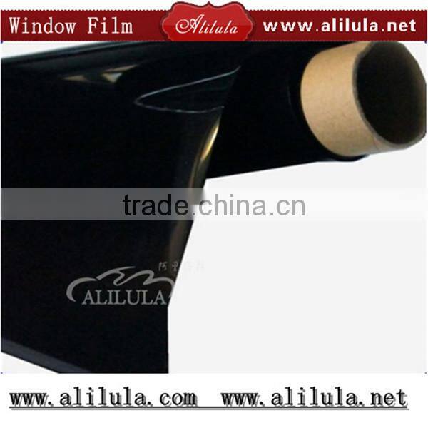 Black color 1ply removable car window film