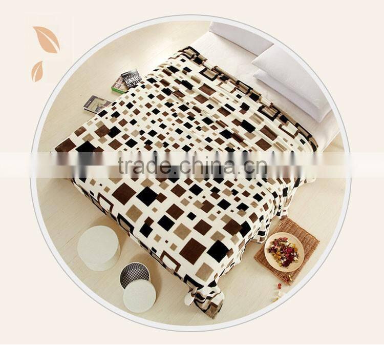 Promotional Polyester Super Soft Thick Fleece Blanket