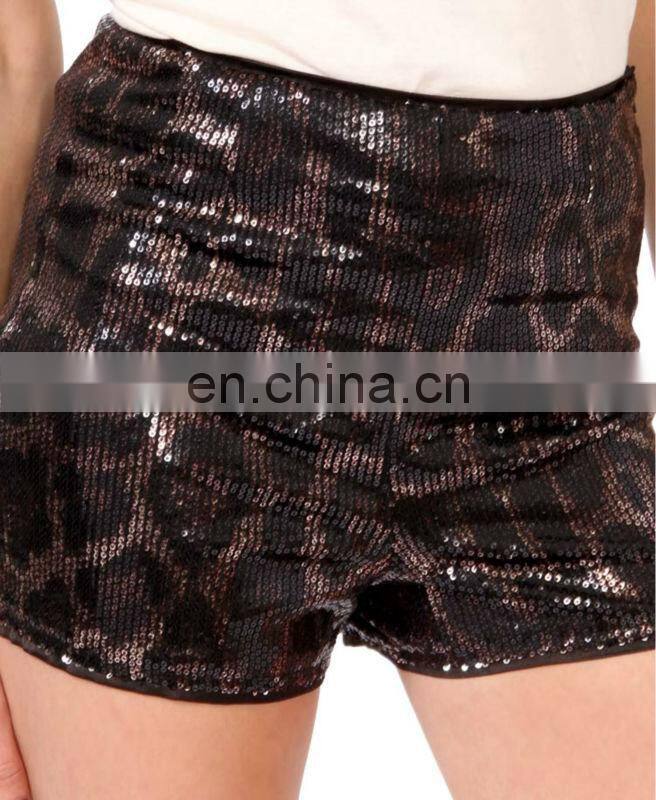 Shimmering Animal Pattern Shorts CSS0012
