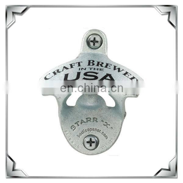 custom metal wall mount bottle opener