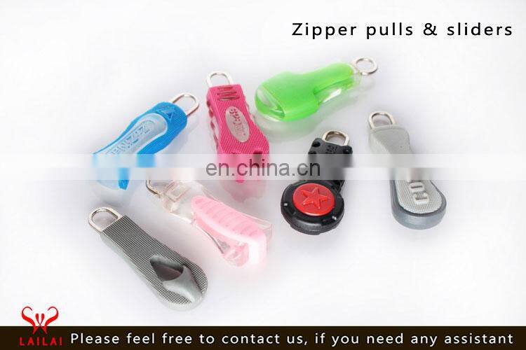 Wholesale decorative zip pull in many varieties