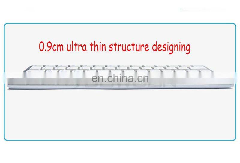 Universal ultra thin wireless external bluetooth keyboard for windows for ios for android for laptop tablet pc