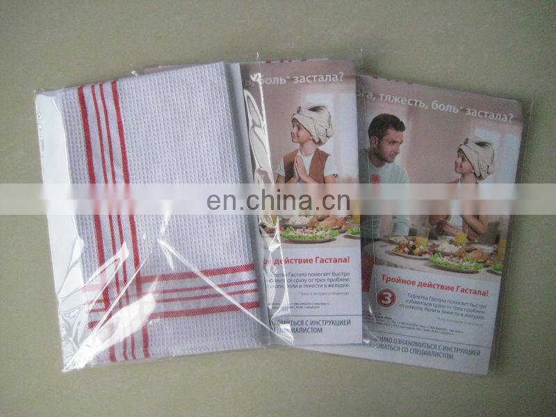 Wholesale 100% Cotton Tea Towel souvenir cotton kitchen dish towel