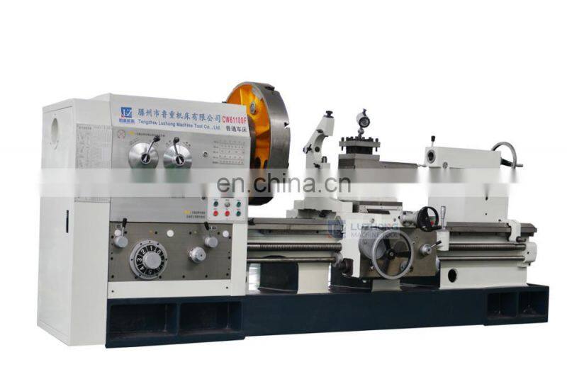 Heavy duty lathe machine CW6180F CW61100F Big bore lathe machine