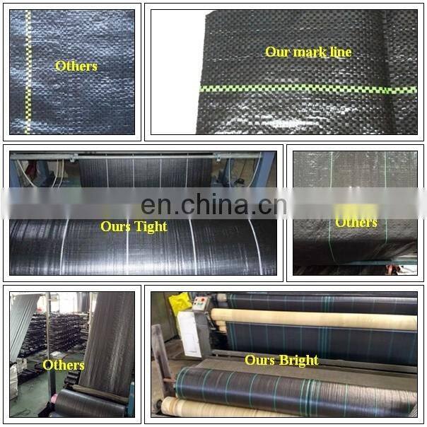 PE or PP weed control mat from china