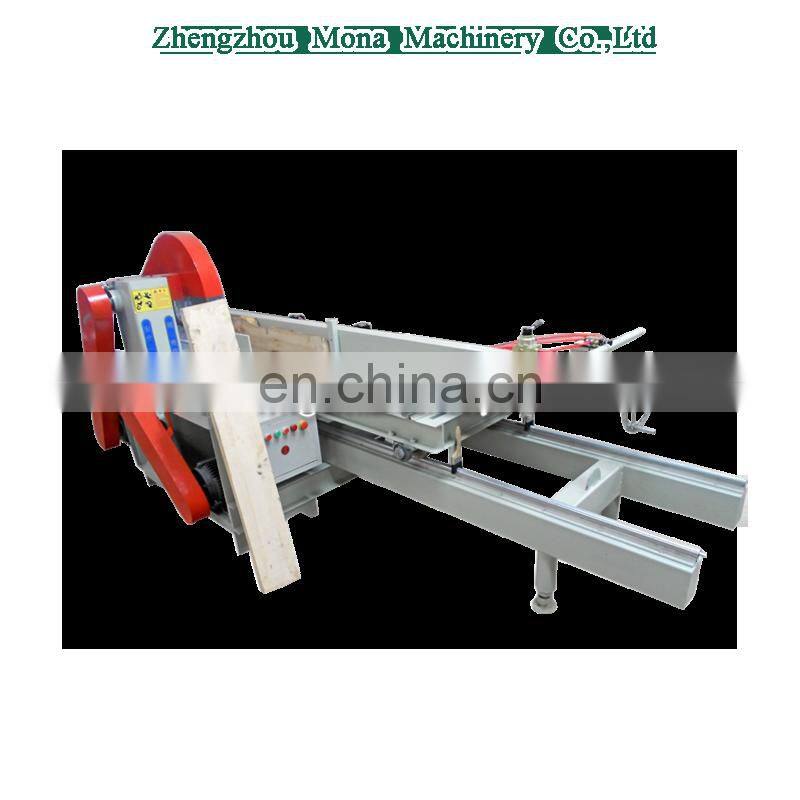 Best feedback table saw sliding moving smooth cutting log saw mill machine