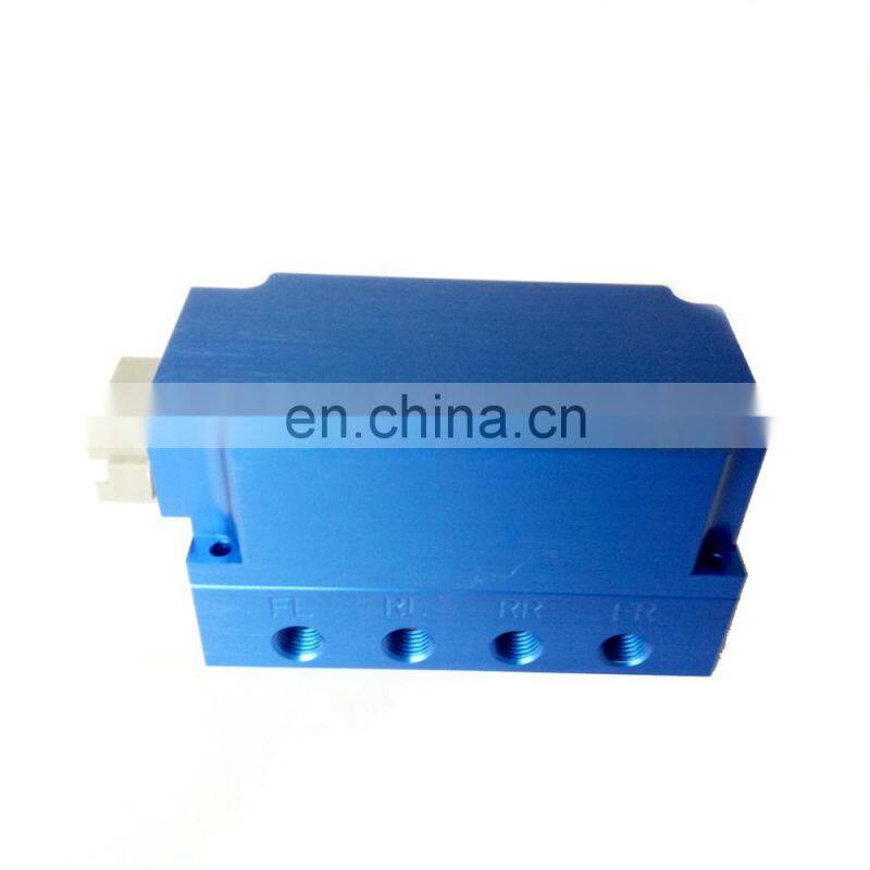 Eight connected solenoid valve group of pneumatic suspension system for automobile