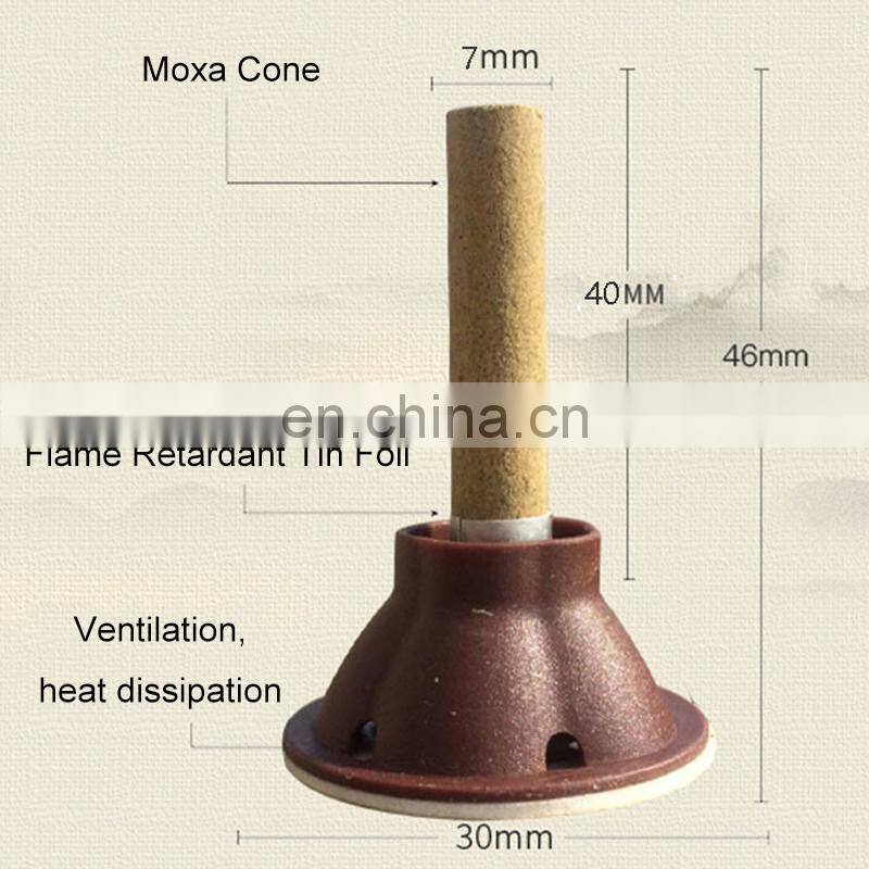 Easy to apply mini moxa self-stick roll for Chinese medicine treatment