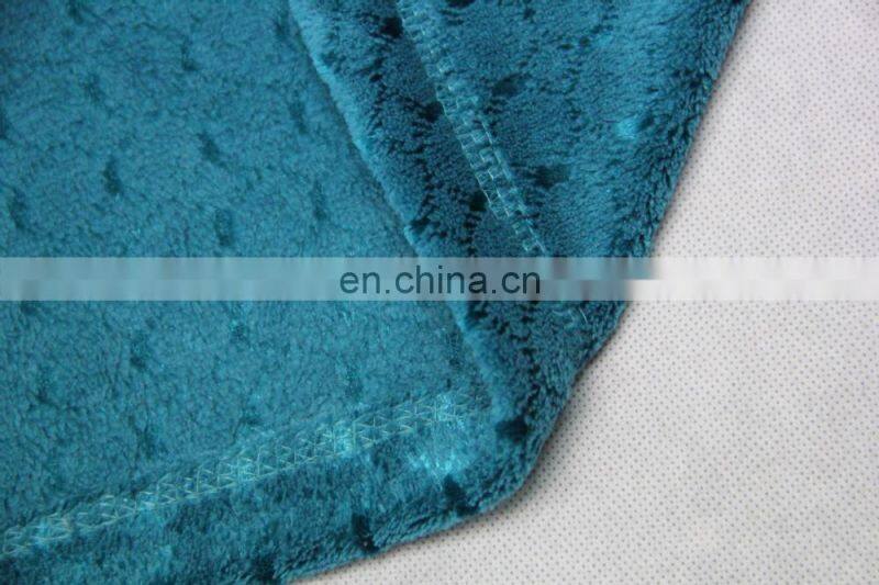 2018 Colorful pineapple print jacquard coral fleece blanket