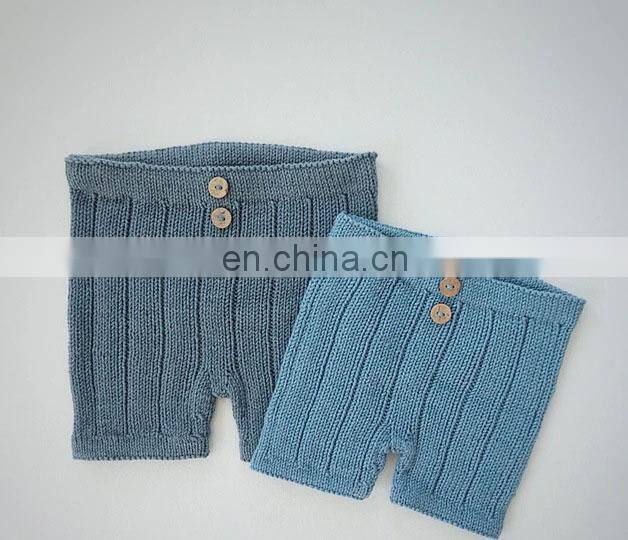 Wholesale fashion knitted kids 2020 sweater shorts Knitted Boys short