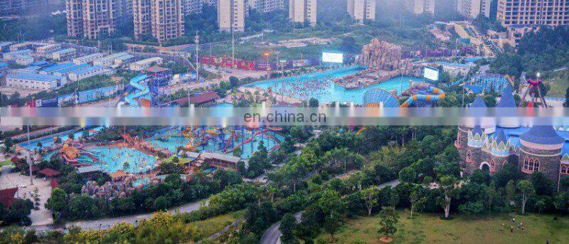 China Guangxi 30,000 Fiberglass Water Slide / Wave Pool / Family Water Playground Water Park