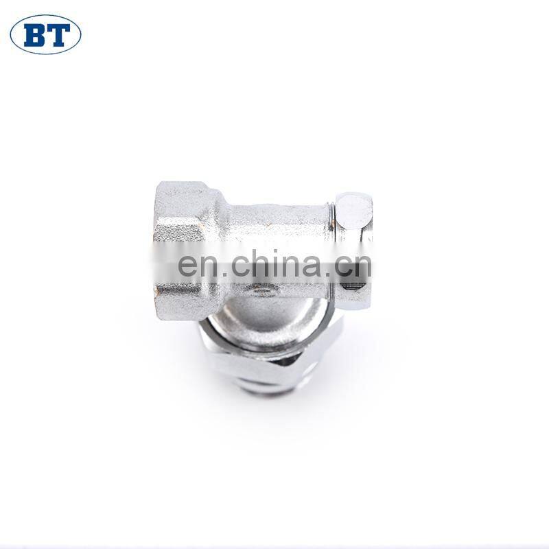 BT3035 good quality home brass thermostatic angled radiator valves