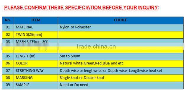 DSTB Double Knot Nylon Monofilament Fishing Net