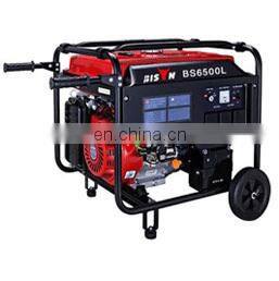 BISON CHINA Taizhou 4kw Strong Frame Portable generador electrico gasolina