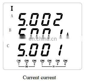 three phase current meter AMC48-AI3 Acrel small size smart ammeter digital amp meter