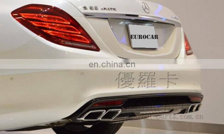 S63 S65 carbon fiber parts fit for S-class W222 S63/ S65 OE carbon fiber front lip canard side skirts mirror cover diffuser