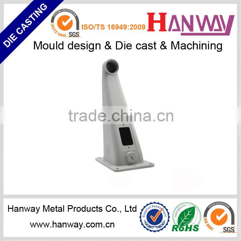 sand blasting cctv camera housing aluminum die casting