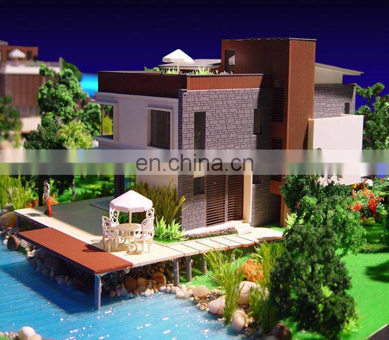 Led lighting 3D architectural model making ,architecture maquette for villa