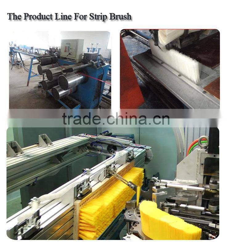 STAINLESS STEEL BACK STRIP BRUSH, 36" Length x 1/2" Width, 6" Bristles