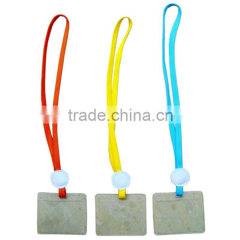 Plastic hanging card holder swing tag hang-tag plastic travel name tag for kids