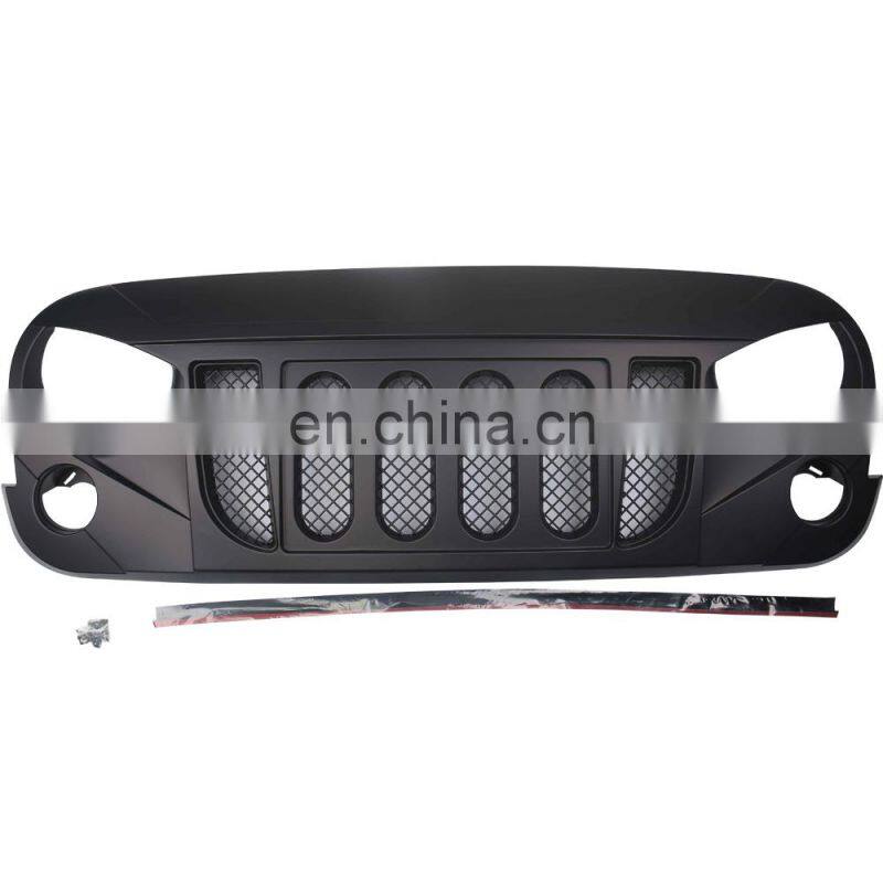 J215 for jeep JK front grille ABS material for wrangler 2007-2017 lantsun