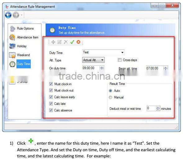 RFID Card Biometric Fingerpint Time Attendance Machine with keypad