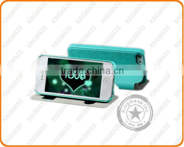 2 in 1 leather case for iphone5 5s with phone stand