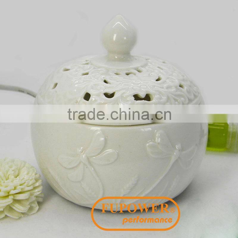 Hot selling Chinese Craftmanship ceramic ELECTRIC AROMATHERAPY ESSENTIAL OIL BURNER/DIFFUSER