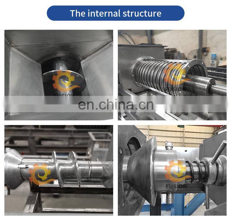 Discount Dewatering Machine Screw Press Medicine Dregs Dewatering Machine Paper Pulp Dewatering Machine