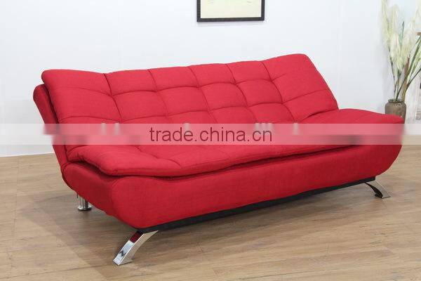 Hot selling Double Cushions Fabric Relax Folding Chair Sofa Bed Home Furniture From China