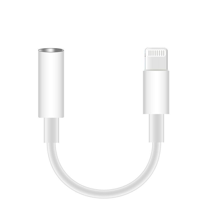 Headphone jack adapter for iPhone 12/13 Pro Max lightning to 3.5mm aux audio cable splitter converter