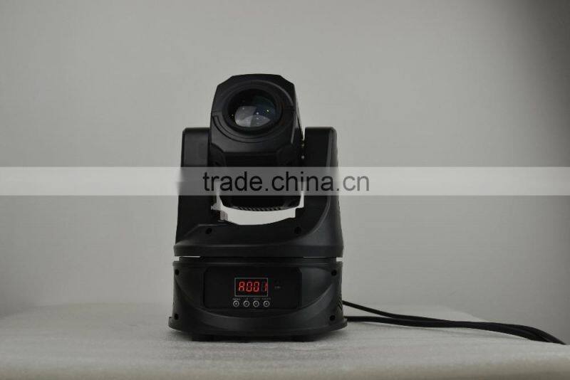 New LED Mini Moving Head Spot Light 12W with Manual focus and Half-color effect