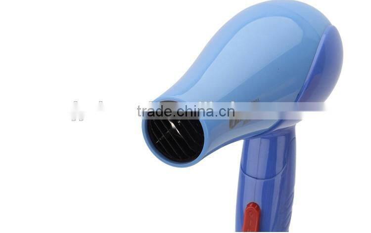 Wholesale foldable mini hair dryer, color can be customized, ideal as gift