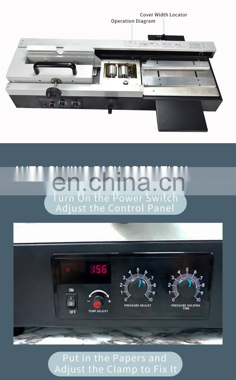 a4 high speed good quality book binding machine