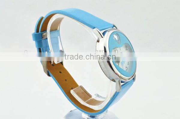 Double heart shaped sweet design quarts watch for couples gift watches