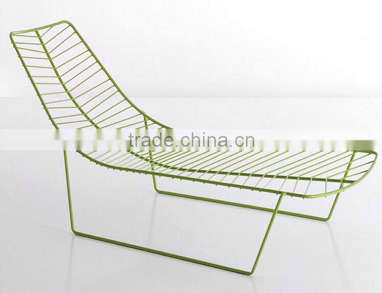Summer outdoor furniture singel Alper leaf metal daybed
